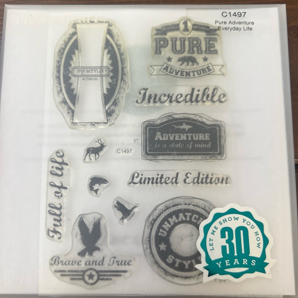 Pure Adventure Stamp Set - CTMH - used